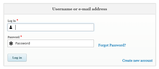 drupal login into my website