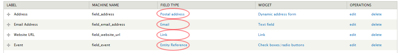 Drupal Entityform Field Setup