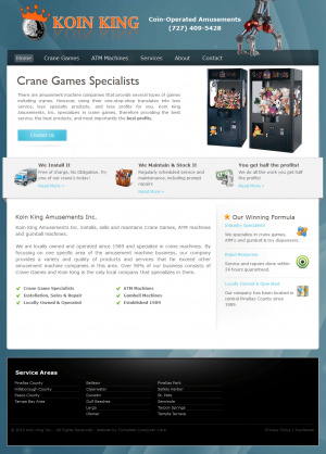 Crane Games, Gumball Machines, Amusements, ATM, Vending