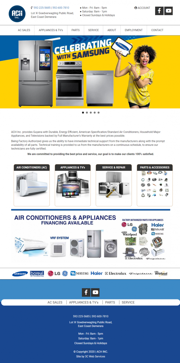 ACH Appliances Guyana ACH Appliances Guyana